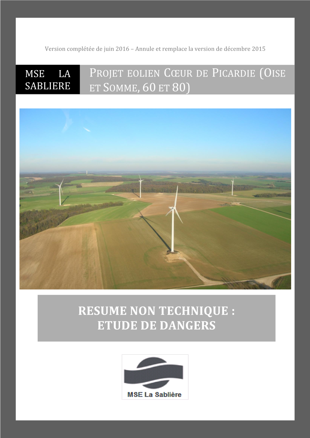 Projet Éolien De Pargny Et Morchain (Oise