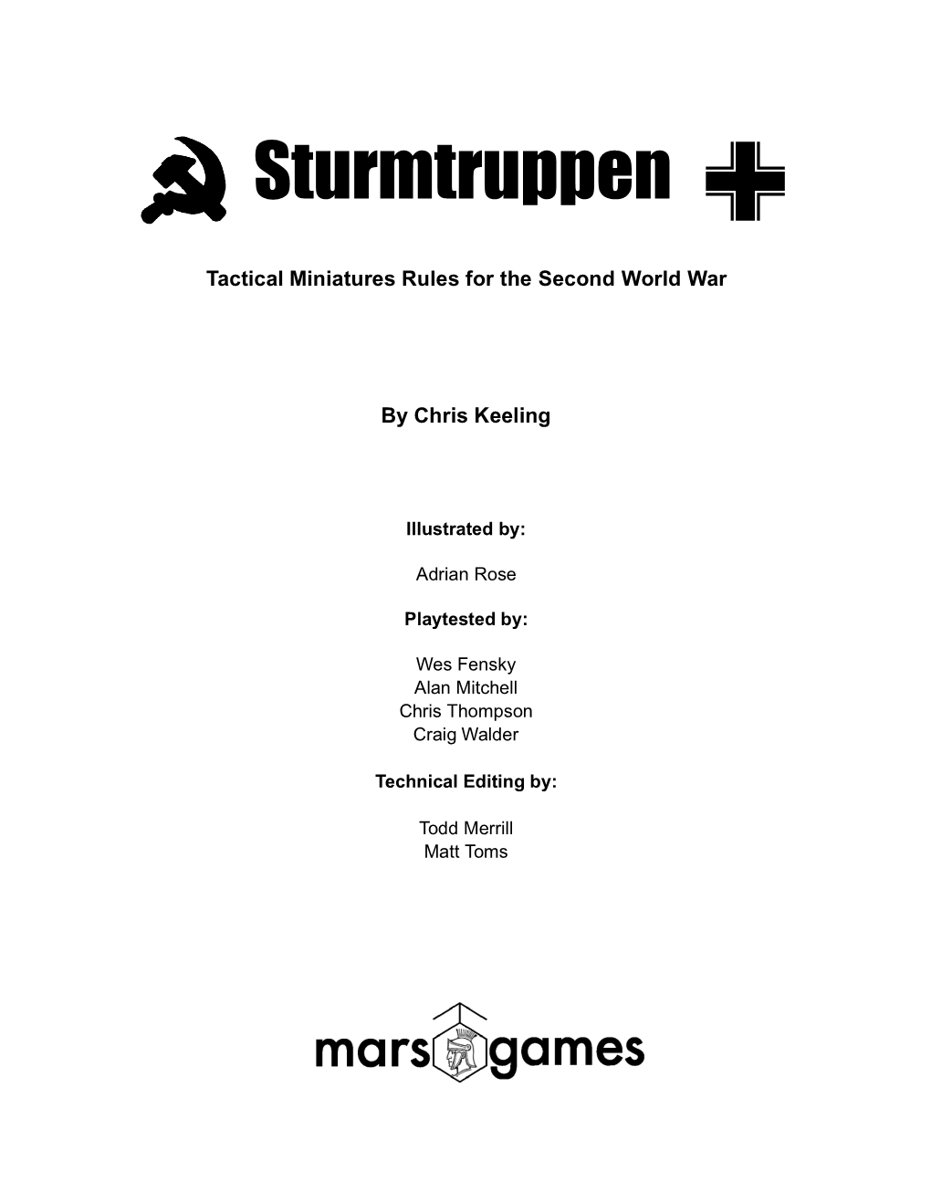 Sturmtruppen and Entire Contents Copyright © 2001 Chris Keeling