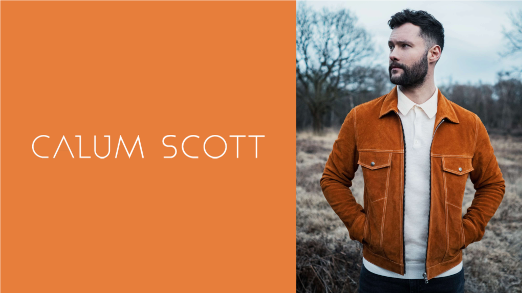 Calum Scott Decided to Start Writing His Own Material