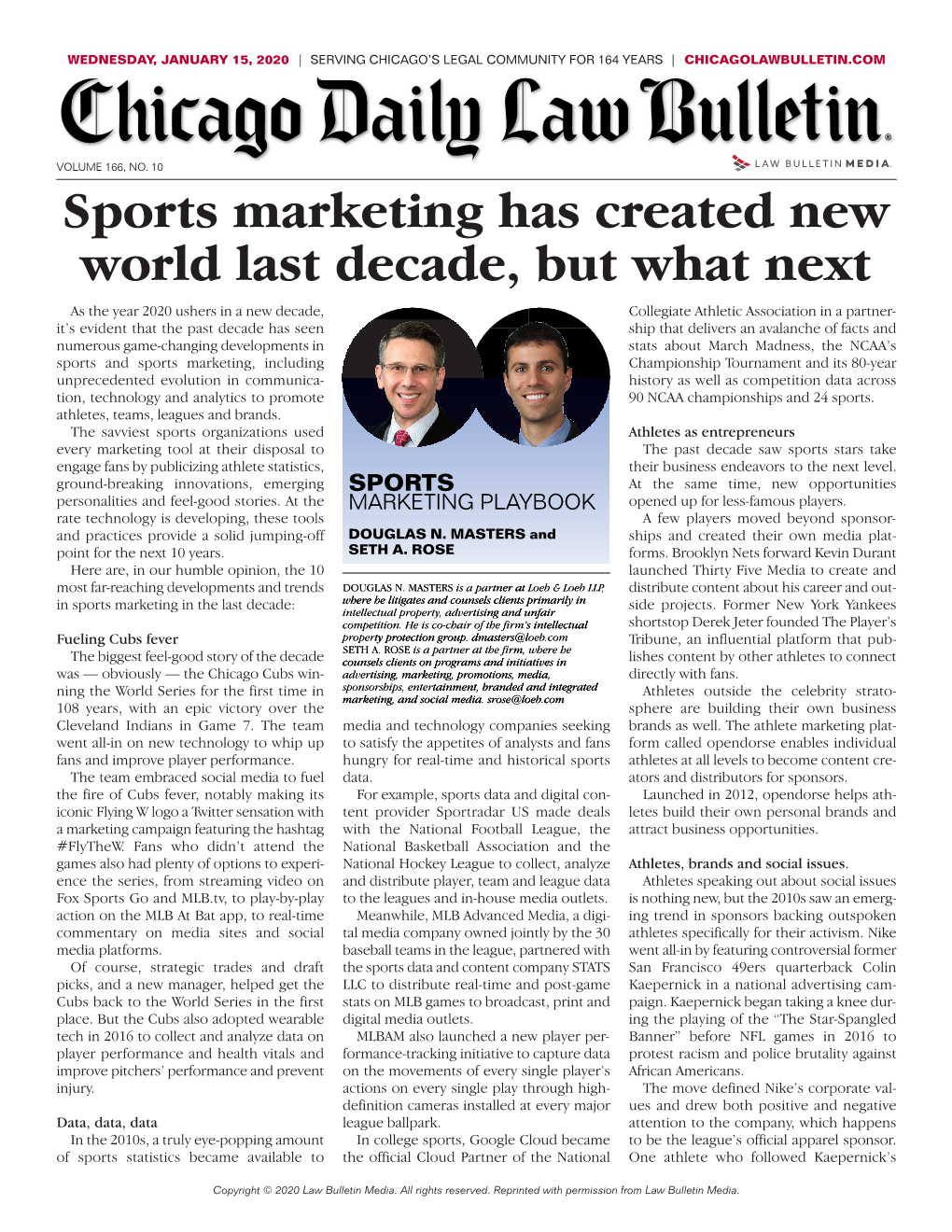 Sports Marketing Has Created New World Last Decade, but What Next