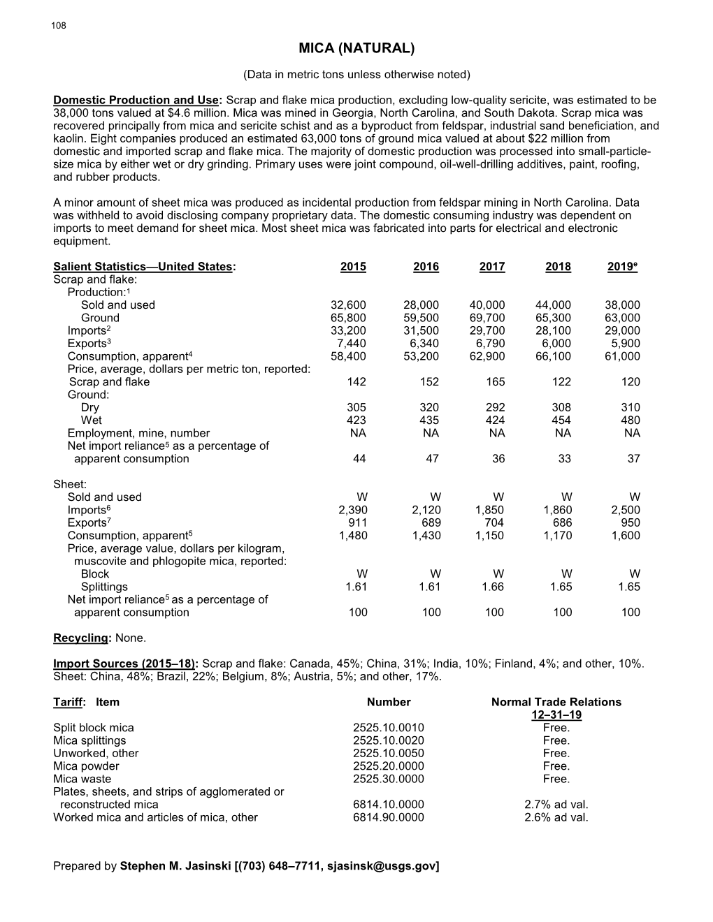 Mica Data Sheet