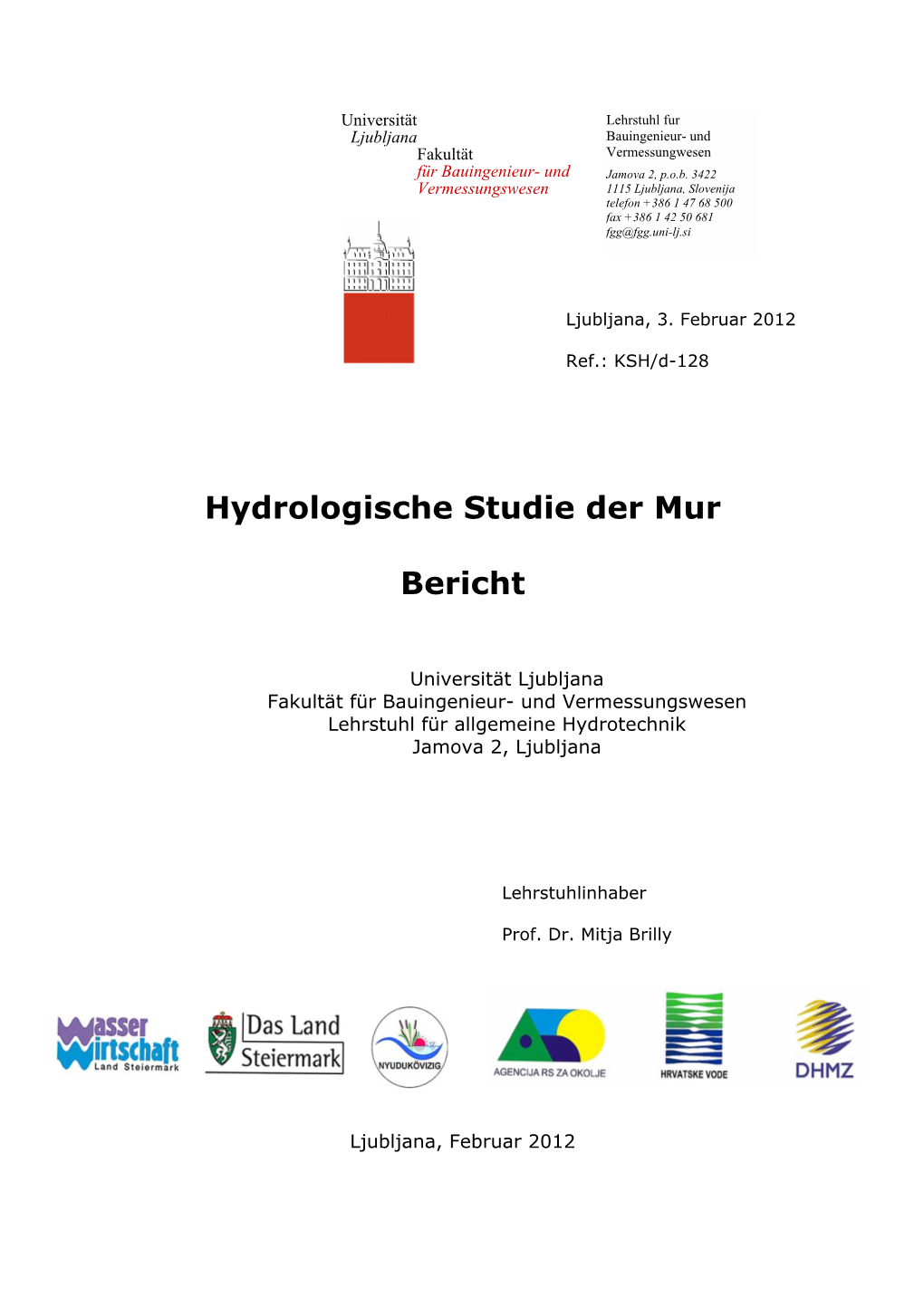 Hydrologische Studie Der Mur Bericht