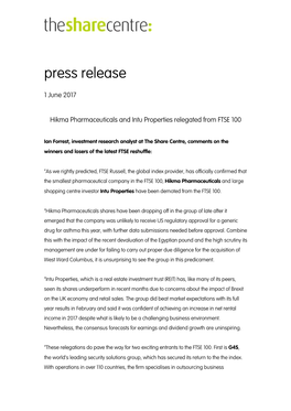 Press Release (Dax-Light