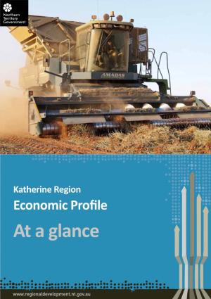 Katherine Region Economic Profile at a Glance