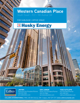 Western Canadian Place South Tower - 700 - 9Th Avenue SW