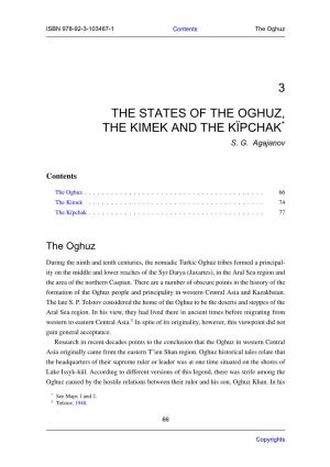 3 the States of the Oghuz, the Kimek and the Kïpchak