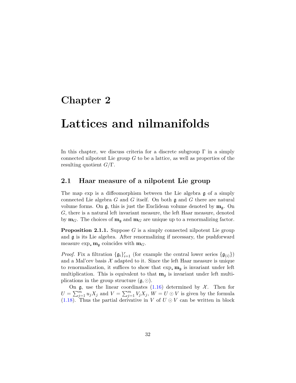 Lattices and Nilmanifolds