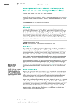 Decompensated Non-Ischemic Cardiomyopathy Induced by Anabolic-Androgenic Steroid Abuse