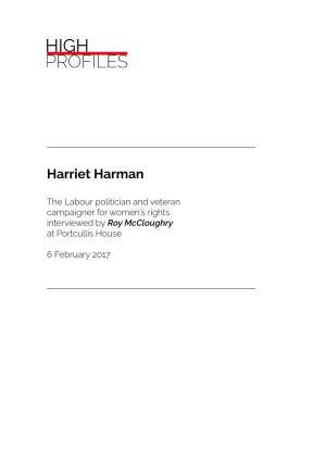 Harriet Harman