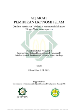 Sejarah Pemikiran Ekonomi Islam