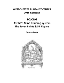 LOJONG Atisha's Mind Training System