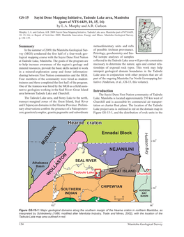 Sayisi Dene Mapping Initiative, Tadoule Lake Area, Manitoba (Part of NTS 64J9, 10, 15, 16) by L.A