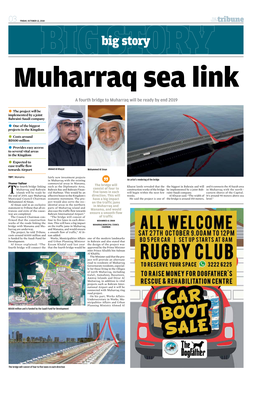 Big Story Muharraq Sea Link a Fourth Bridge to Muharraq Will Be Ready by End 2019