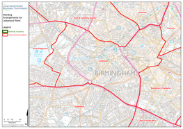 Warding Arrangements for Legend Ladywood Ward