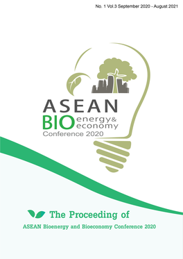 PROCEEDING of ASEAN Bioenergy and Bioeconomy Conference 2020