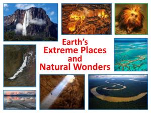 Extreme Places Natural Wonders
