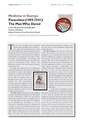 Medicine in Stamps Paracelsus (1493-1541)