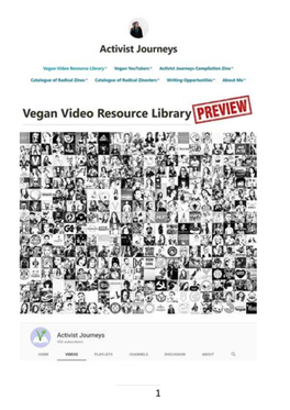 Vegan Youtubers Library (Preview)