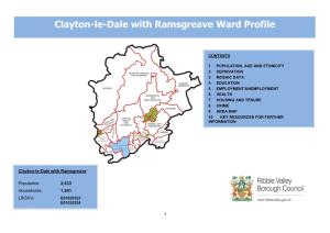 Clayton-Le-Dale with Ramsgreave Ward Profile
