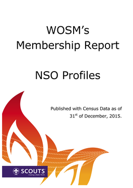 WOSM's Membership Report NSO Profiles