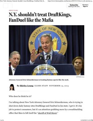 New York Attorney General Shouldn\222T