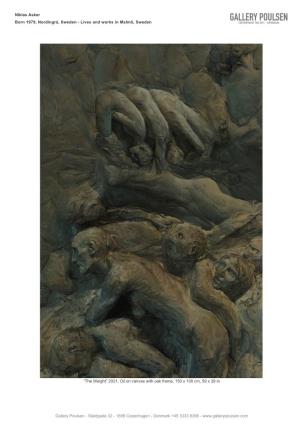 2021, Oil on Canvas with Oak Frame, 150 X 100 Cm, 59 X 39 in Niklas Asker Born 1979, Nording