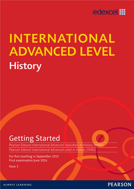 INTERNATIONAL ADVANCED LEVEL History
