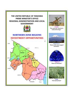 Northern Zone Regions Investment Opportunities