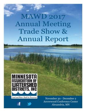 MAWD 2017 Annual Meeting Trade Show & Annual Report