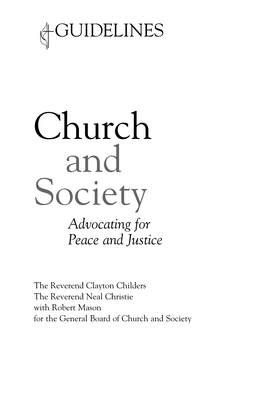 Church and Society Advocating for Peace and Justice