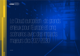 Avril 2021 Mettre Le Cloud Européen Au Service De L’Économie De La Vie