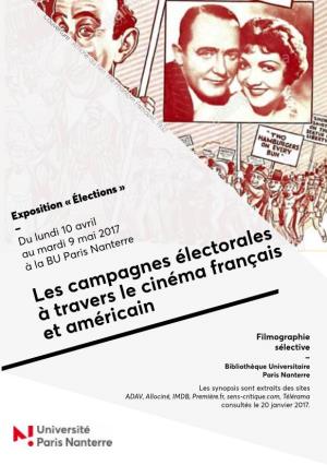 Les Campagnes Électorales À Travers Le Cinéma Français Et Américain
