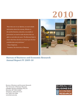 Annual Report FY 2009-2010