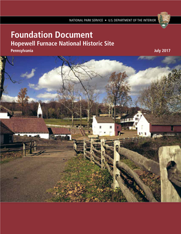 Hopewell Furnace National Historic Site Foundation Document
