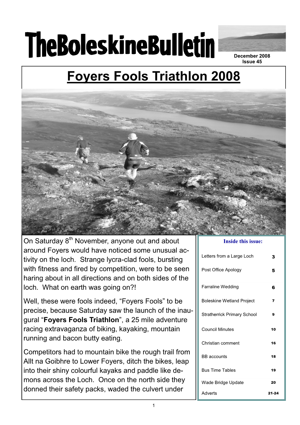 Foyers Fools Triathlon 2008