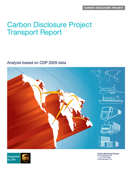 Carbon Disclosure Project Transport Report