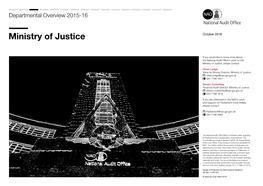 Departmental Overview 2015-2016- Ministry of Justice