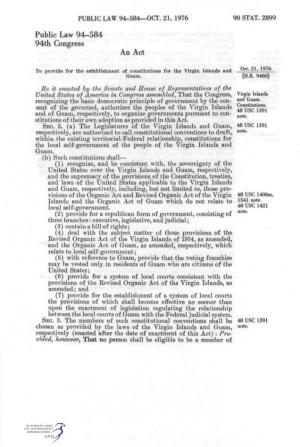 Public Law 94-584 94Th Congress an Act