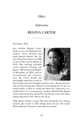 Regina Carter