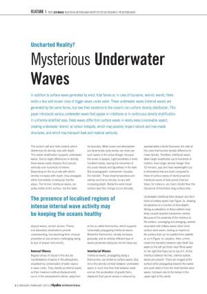 Mysterious Underwater Waves