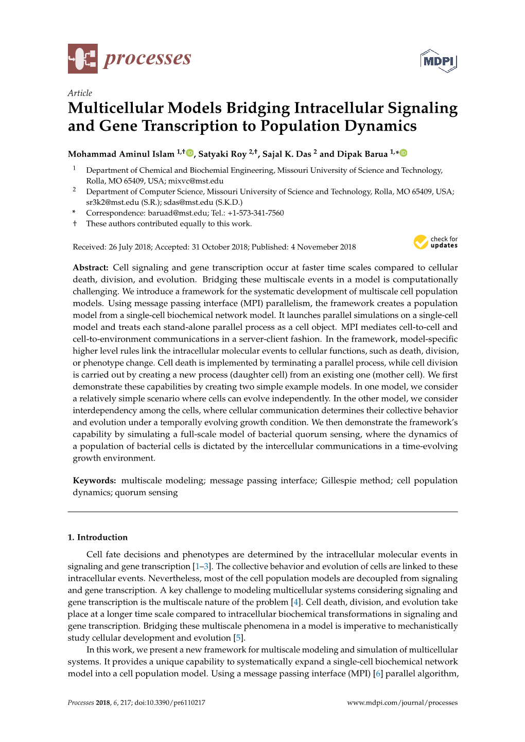 Multicellular Models Bridging Intracellular Signaling and Gene Transcription to Population Dynamics