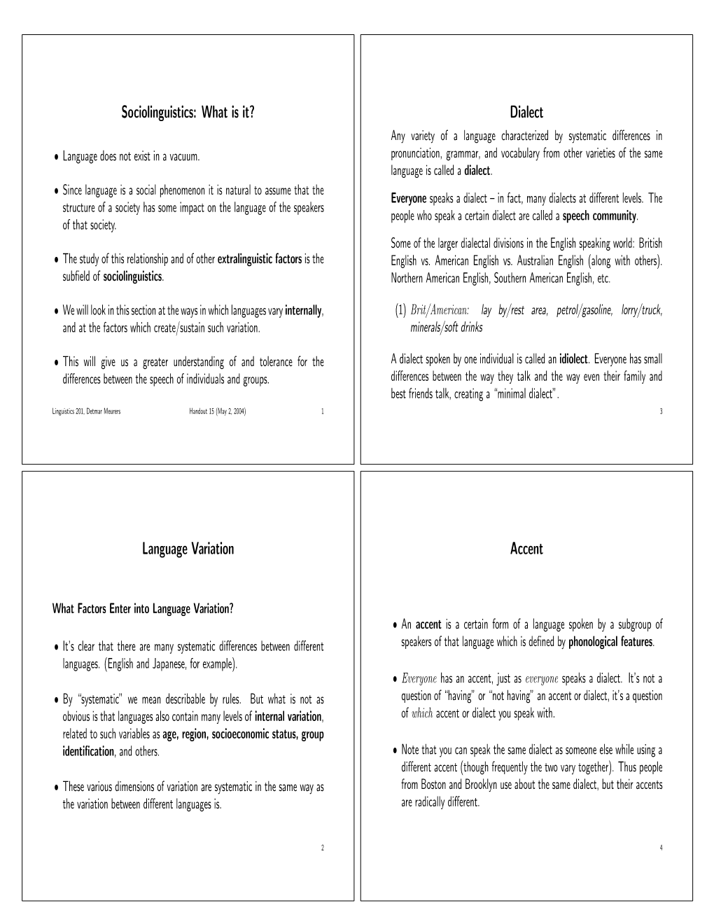 Dialect Accent Sociolinguistics: What Is It? Language Variation