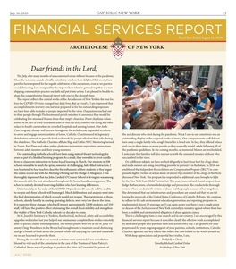 FINANCIAL SERVICES REPORT Fiscal Year Ended August 31, 2019