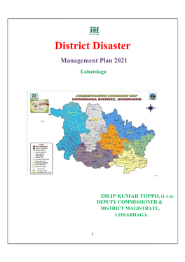 District Disaster Management Plan 2021 Lohardaga