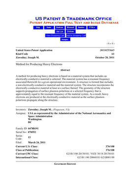 United States Patent Application 20110255645 Kind Code A1 Zawodny; Joseph M