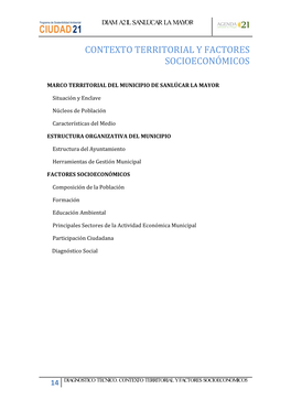 Contexto Territorial Y Factores Socioeconómicos