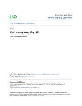 164Th Infantry News: May 1999
