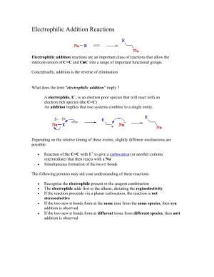 Electrophilic Addition Reactions.Pdf