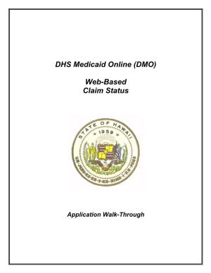 DHS Medicaid Online User Manual