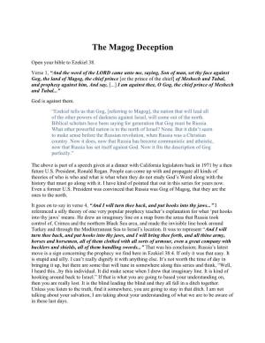 The Magog Deception